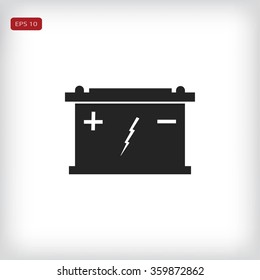 Car battery icon