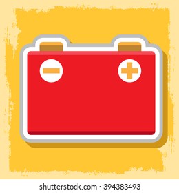 Car Battery icon.