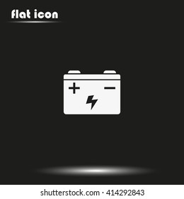 Car battery icon.
