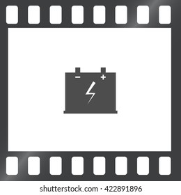 Car battery icon