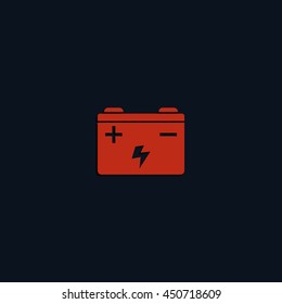 Car battery icon.