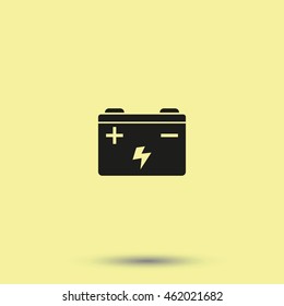 Car battery icon.