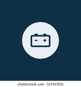 Car battery icon