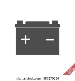 Car battery icon
