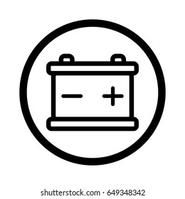 car battery icon