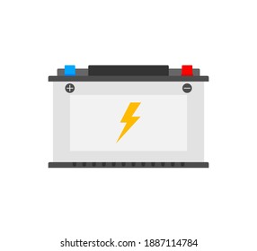 Car Battery icon. Accumulator battery energy power. Vector stock illustration.