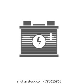 car battery icon. Elements of car repair icon. Premium quality graphic design. Signs, outline symbols collection icon for websites, web design, mobile app, info graphic on white background