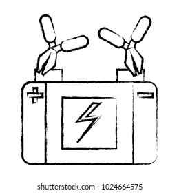 car battery icon image