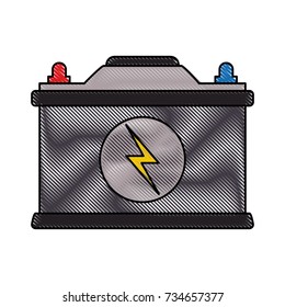 Car battery icon image