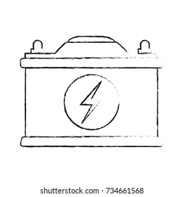 Car battery icon image