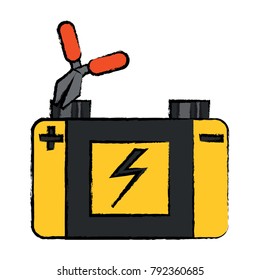 car battery icon image