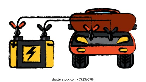 car battery icon image