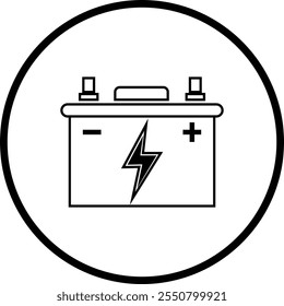 Car battery icon, Isometric of car battery vector graphic design icons, isolated on transparent background, used for auto service template design elements, web design, mobile app and ui.