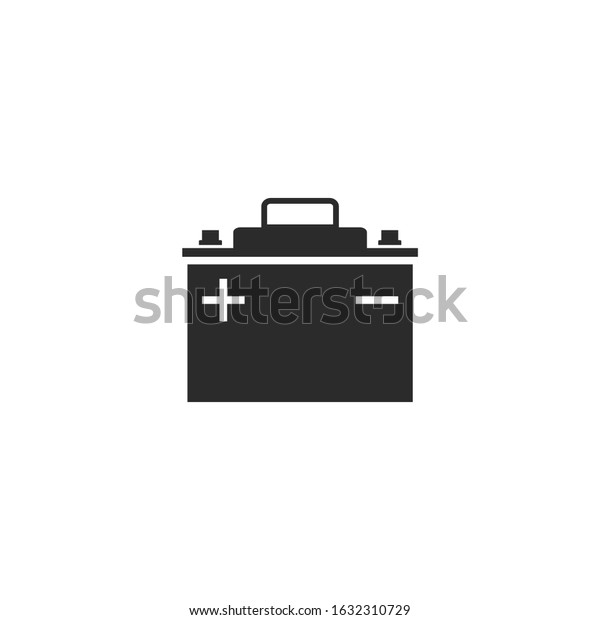 car battery Icon template color editable.\
Accumulator battery energy power symbol vector sign isolated for\
graphic and web design.