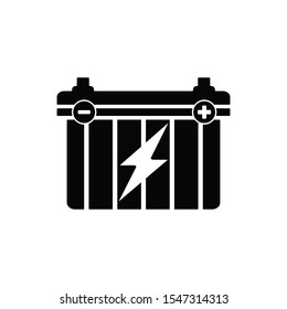 car battery icon trendy flat design