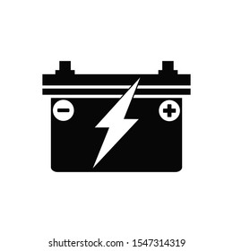 car battery icon trendy flat design