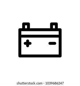 vector de icono de la batería del automóvil