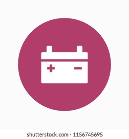 car battery icon vector