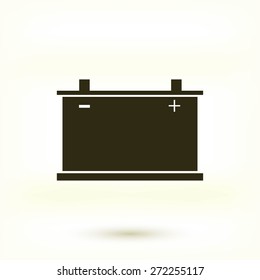 car battery icon. Vector 