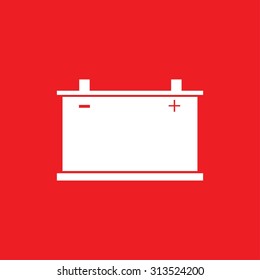car battery icon. Vector 