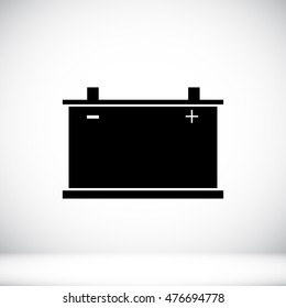 car battery icon. Vector best flat, EPS