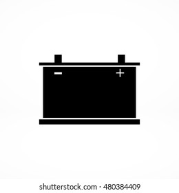 car battery icon. Vector, vector best flat icon, EPS