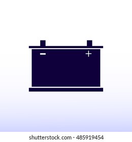 car battery icon. Vector, vector best flat icon, EPS