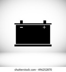 car battery icon. Vector, vector best flat icon, EPS