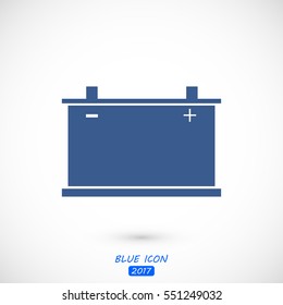 car battery icon. Vector, vector best flat icon, EPS