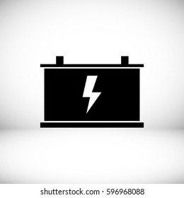 car battery icon, vector best flat icon, EPS