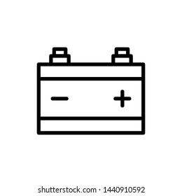 Car battery icon vector design templates