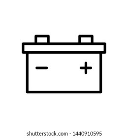 Car battery icon vector design templates