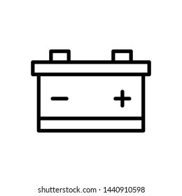 Car battery icon vector design templates