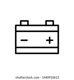 Car battery icon vector design templates