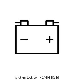 Car battery icon vector design templates
