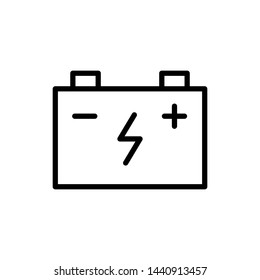 Car battery icon vector design templates