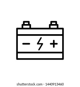 Car battery icon vector design templates