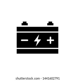 Car battery icon vector design templates