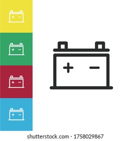 car battery icon vector design illustration