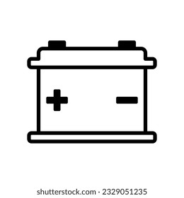 Car battery icon vector design template