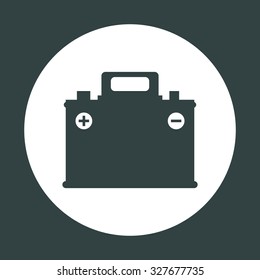 car battery. icon. vector design