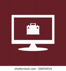 car battery. icon. vector design