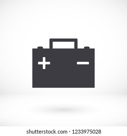 car battery icon. Vector  Eps 10 