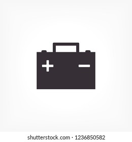 car battery icon. Vector  Eps 10 