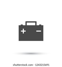 car battery icon. Vector  Eps 10 