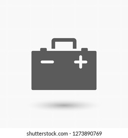 car battery icon. Vector  Eps 10 