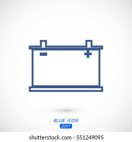 car battery icon. Vector Eps 10, vector best flat icon, EPS