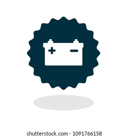 car battery icon vector illustration