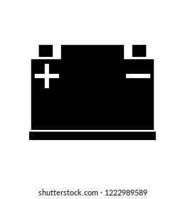 Car Battery icon. Vector illustration on white background