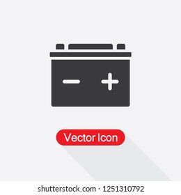 Car Battery Icon Vector Illustration Eps10
